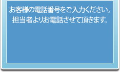 お客様の電話番号をご入力ください。